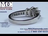 ES292PR Three Stone Emerald Cut Diamond Engagement Ring with Princess Band by MDC Diamonds New York