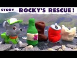 Paw Patrol Play Doh Rocky's Rescue Story | Thomas and Friends Toy Train with Peppa Pig Surprises