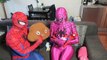 SPIDERMAN, PINK SPIDERGIRL & SPIDERBABY - Funny Superhero Parents Movie in Real Life