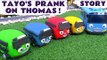 Thomas The Tank Engine Prank By Tayo 꼬마버스 타요 | Play Doh Toy Minions Thomas and Friends Story