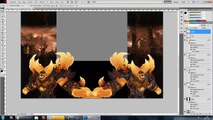 Photoshop: Creating Wallpaper - YouTube WoW Firelands Background