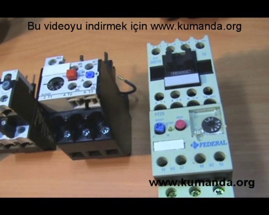 Elektrik Eğitim Videosu - Aşırı Akım (Termik) Rölesi - www.kumanda.org
