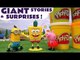 Peppa Pig  and Thomas and Friends Play Doh with Minions Spongebob Stories and Surprises Pepa