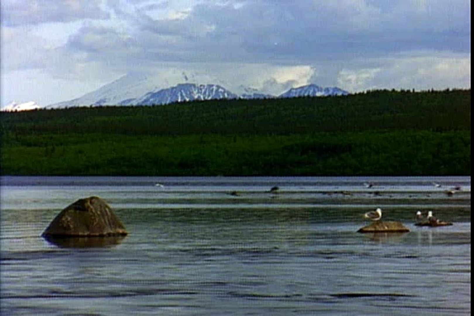 scary ghost in lake