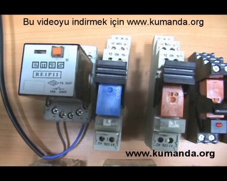 Elektrik Eğitim Videosu - Endüstriyel Röle - kumanda.org