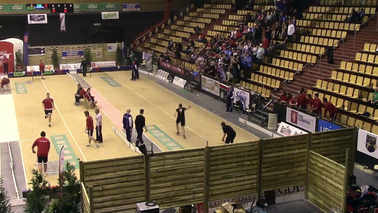 Premier tour, tir progressif et tir rapide en simple, Finales E2 et N3, France Clubs, Sport Boules, Clermont-Ferrand 2016