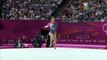 ALY RAISMANS DAD Hassled By Grumpy A-Hole During Floor Finals