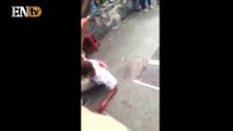 Así quemaron a supuesto ladrón en Los Ruices