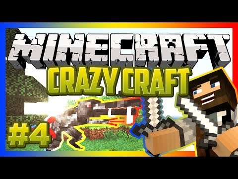 Minecraft Crazy Craft! Modded Survival (Ore Spawn Mod) Ep.4 ALIEN INVASION!