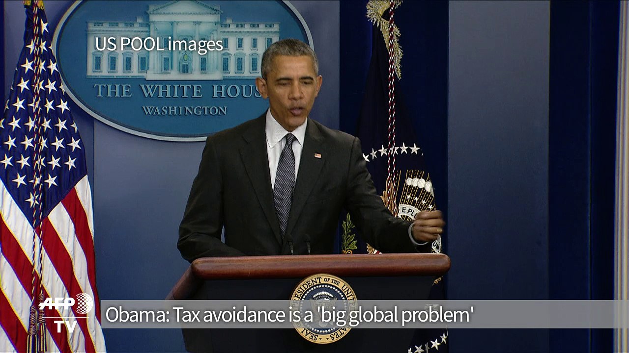 Obama: tax avoidance is 'a big global problem'