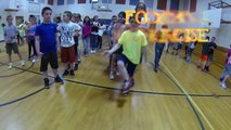 Teaching Kids a Healthy Fun and Cooperative form of Exercise!  Footbag (Hacky-Sack)