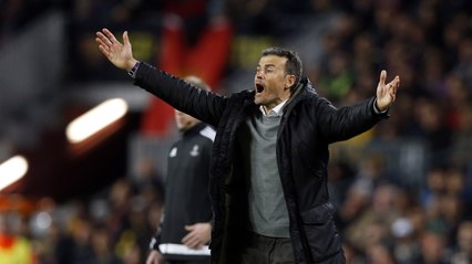 Luis Enrique: “We are looking forward to playing in the Calderón”