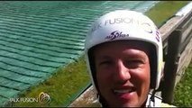 Austrian Ski Jumping Champ and Talk Fusion Associate David Zauner Flies!
