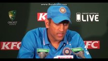 MS Dhonis Joke On Virat Kohlis Batting Is Hilarious 2016