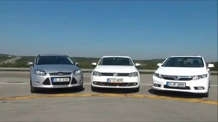 Karşılaştırma - Ford Focus, VW Jetta, Honda Civic