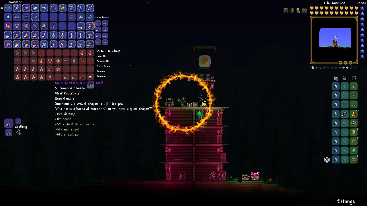 Terraria 1.3.0.7 Moon Lord Expert Mode Defense Stack Farm *Update*