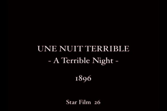 A Terrible Night (1896) Georges Méliès-Early Silent Classic Movie