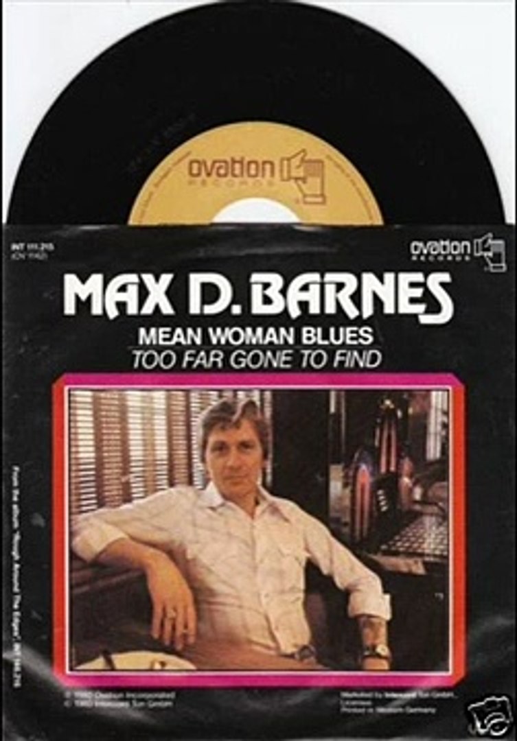 Max D Barnes Mean Woman Blues Video Dailymotion