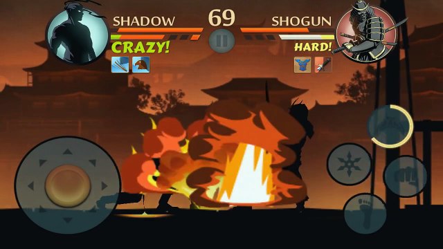Shadow Fight 2: Boss Battle with Shogun (with Hermits Swords)
