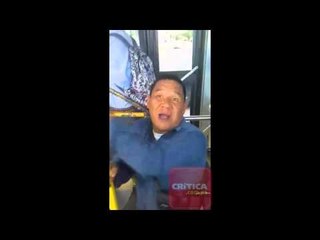 Se pensó que este hombre había sido víctima de conductora de metrobús. Mira la realidad.