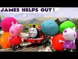 Peppa Pig Thomas and Friends Play Doh Surprises Dressing Up Game Pepa Thomas Y Sus Amigos