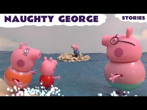 Peppa Pig Play Doh Thomas The Tank Toys Dora Funny Story Naughty George Toy Rescue Play-Doh Pepa