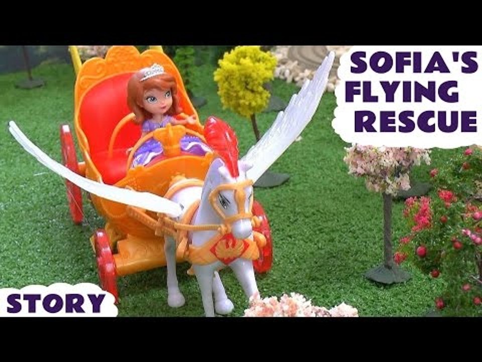 Sofia The First Flying Royal Frozen Rescue Thomas and Friends Track Hello Kitty Toy Train Elsa Anna