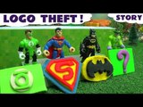 Batman Superman Superhero Logo Theft Play Doh Thomas And Friends Story The Riddler Green Lantern
