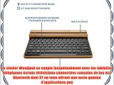 Clavier sans fil Bluetooth en bambou Asus Memo / Memo Pad (ME172V) Cooper Cases(TM) Woodpad