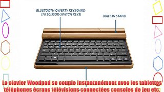 Clavier sans fil Bluetooth en bambou Ramos I8 / I8C / I9 / I10 / I10 Pro / I12C Cooper Cases(TM)