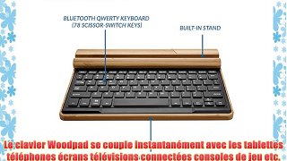 Clavier sans fil Bluetooth en bambou Samsung Ativ Tab (P8510) / 3 (XE300TZC) / 7 Cooper Cases(TM)