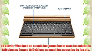 Clavier sans fil Bluetooth en bambou Asus Memo Pad FHD 10 (ME302C ME302KL) Cooper Cases(TM)