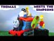 Thomas Train Meets The Simpsons Lego Minifigures Play Doh Blind Bag Opening Bart Homer Simpson