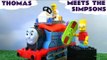 Thomas Train Meets The Simpsons Lego Minifigures Play Doh Blind Bag Opening Bart Homer Simpson