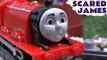 Scared James Thomas and Friends Trackmaster Engine Toy Train Set Thomas Y Sus Amigos Tomas