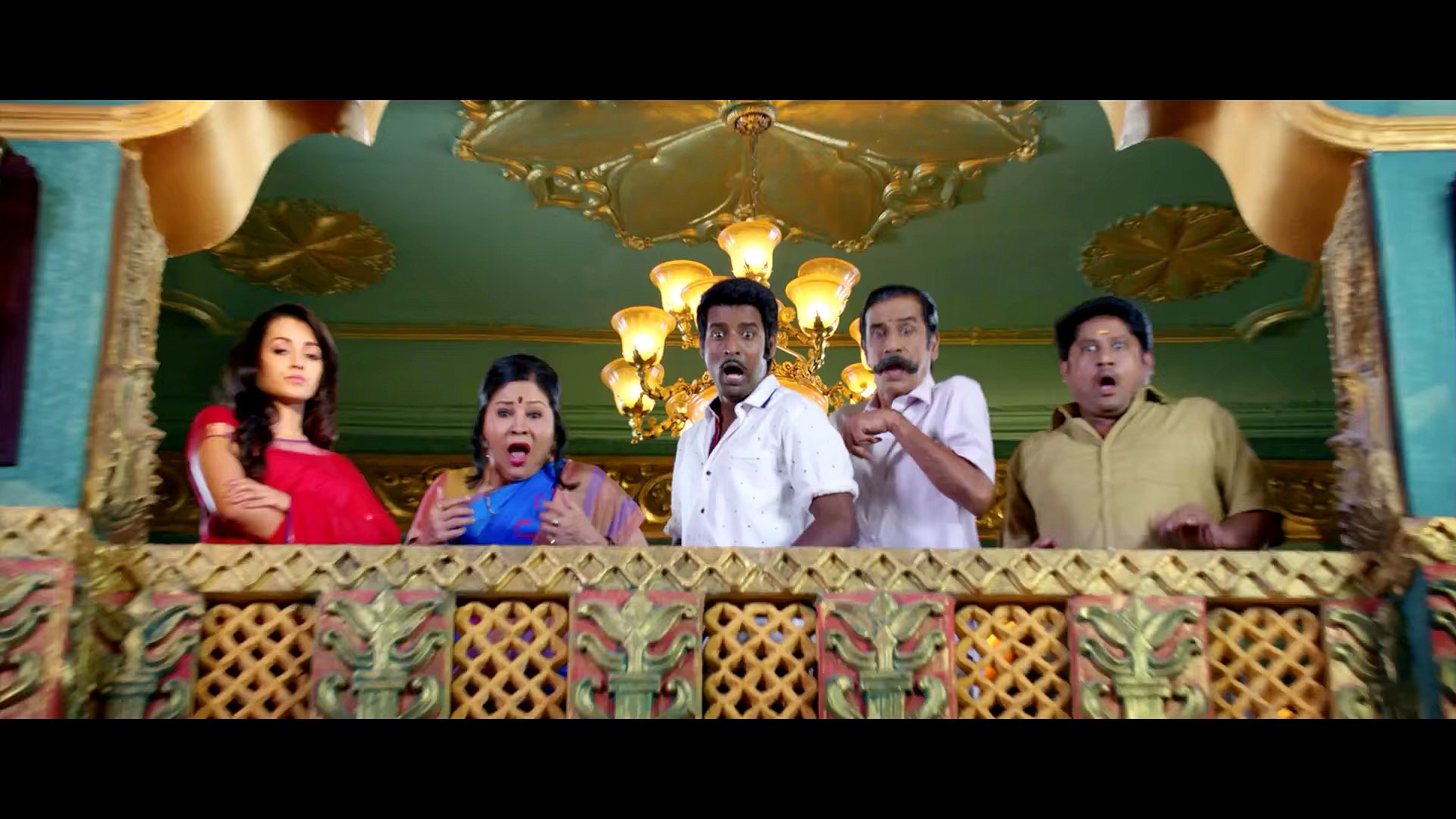 Aranmanai 2 comedy scenes in tamil new arrivals