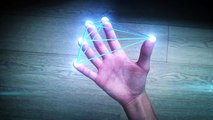 Finger Beams! Laser light effect