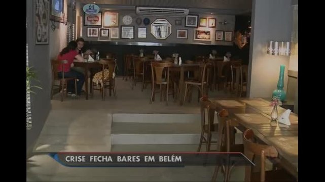 Crise econômica chega aos bares e restaurantes de Belém