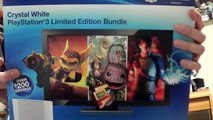 Crystal White Playstation 3 Limited Edition Bundle Unboxing {Superslim}