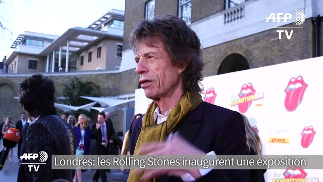 Londres: les Rolling Stones inaugurent une exposition