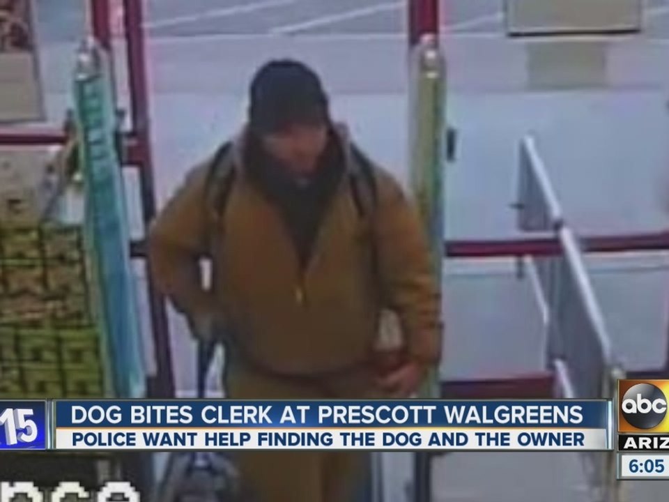 Dog bites clerk in Prescott Walgreens