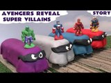 Thomas and Friends Play Doh Avengers Hulk Thor Iron Man Captain America Reveal Super Villains