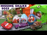 Cars TMNT Avengers Thomas and Friends Hissing Snake Surprise Eggs Big Hero 6  Kinder Mickey Mouse