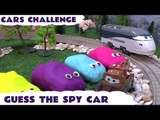 Disney Pixar Cars 2 Guess The Spy Cars Play Doh Thomas and Friends Train Track Mater Stephenson