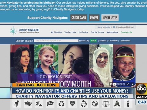 How do non-profits and charities use your money?