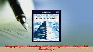 PDF  Megaproject Planning and Management Essential Readings Download Online