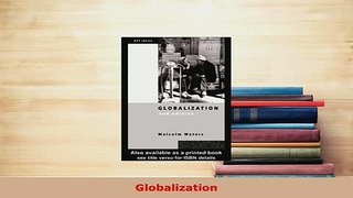 Download  Globalization PDF Full Ebook