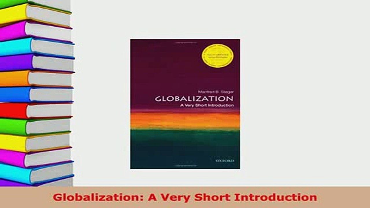 PDF  Globalization A Very Short Introduction Download Online