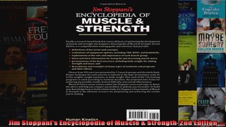 Read  Jim Stoppanis Encyclopedia of Muscle  Strength2nd Edition  Full EBook