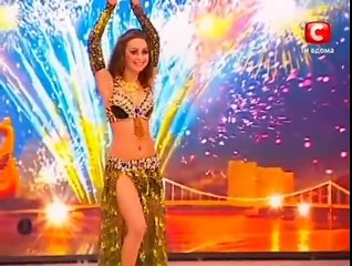 world's beautiful belly dancer on ukraine's got talent